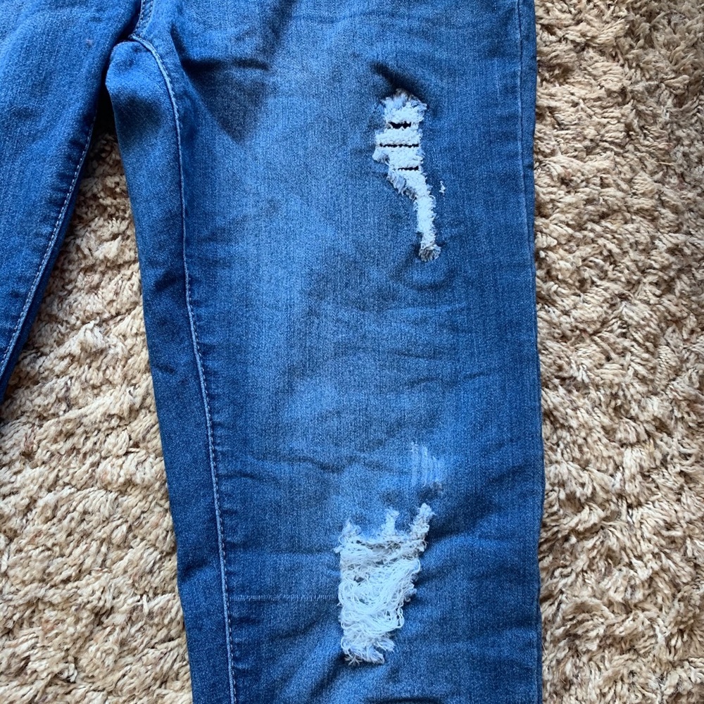 Altar’d State Ripped Blue Jeans - Picture 9 of 10